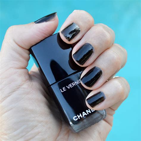 chanel black nail polish